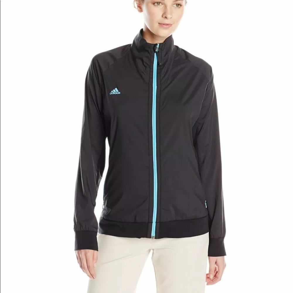 Adidas clima proof wind jacket sz L